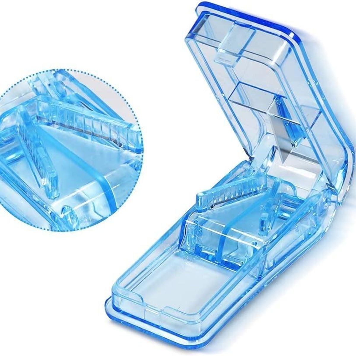 GENERICO - Pastillero Organizador Cortador Portátil para Medicamentos