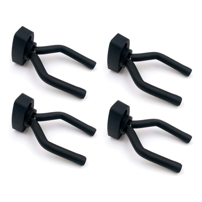 GENERICO - Pack de 4 Soportes Colgadores de Pared para Instrumentos