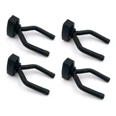 GENERICO - Pack de 4 Soportes Colgadores de Pared para Instrumentos