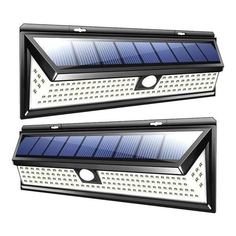 GENERICO - Foco Solar Exterior con Sensor de Movimiento y 118 LEDs