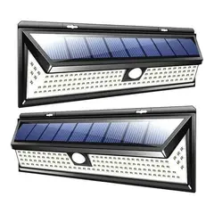 GENERICO - Foco Solar Exterior con Sensor de Movimiento y 118 LEDs