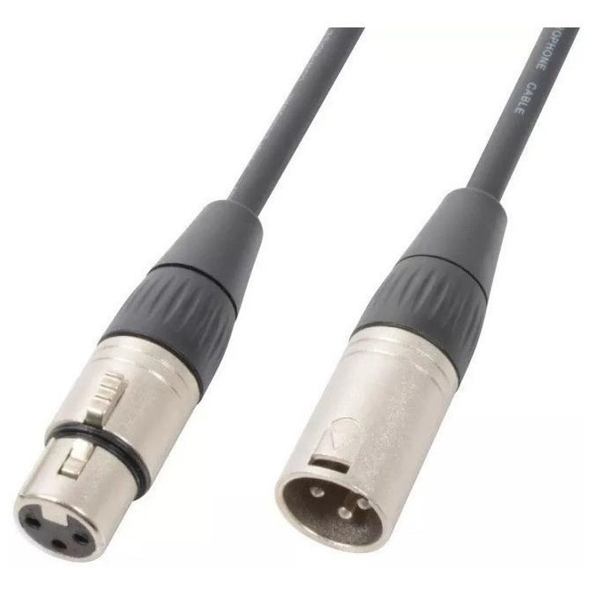 GENERICO - Cable de Extensión DMX - XLR3 de 18 Metros Pack X2