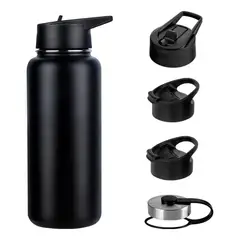 GENERICO - Botella Termo Aislante Acero Inoxidable 1000 ml.