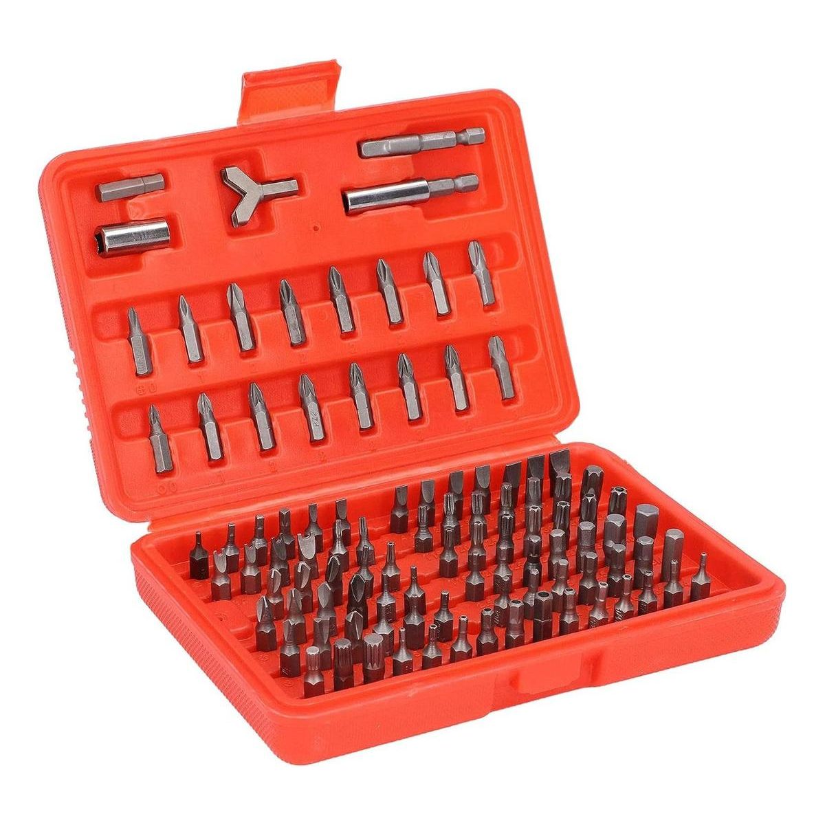 GENERICO - Juego de 100 Puntas de Destornillador de Seguridad