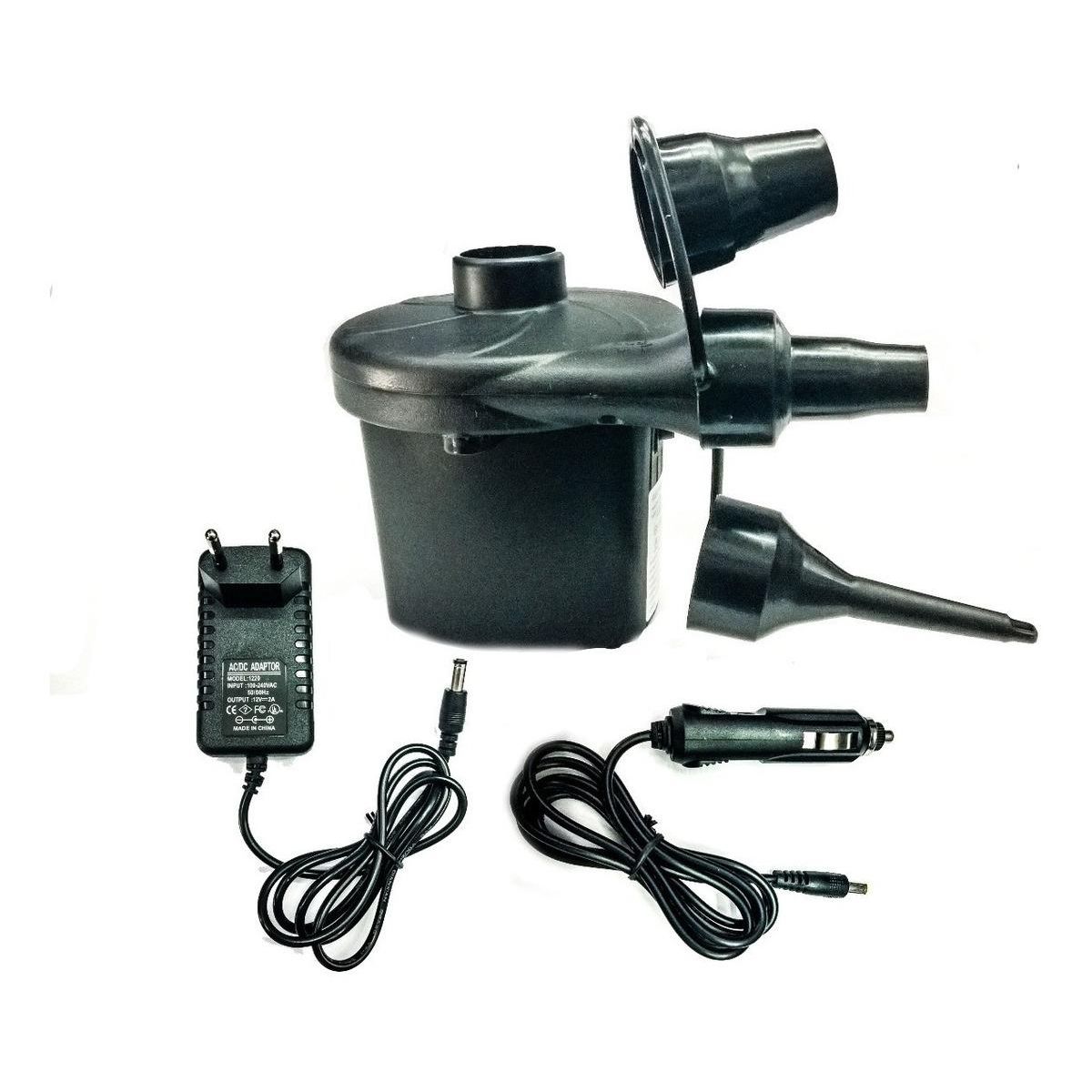 GENERICO - Inflador Eléctrico Multifuncional 220V12V - Pack de 2.