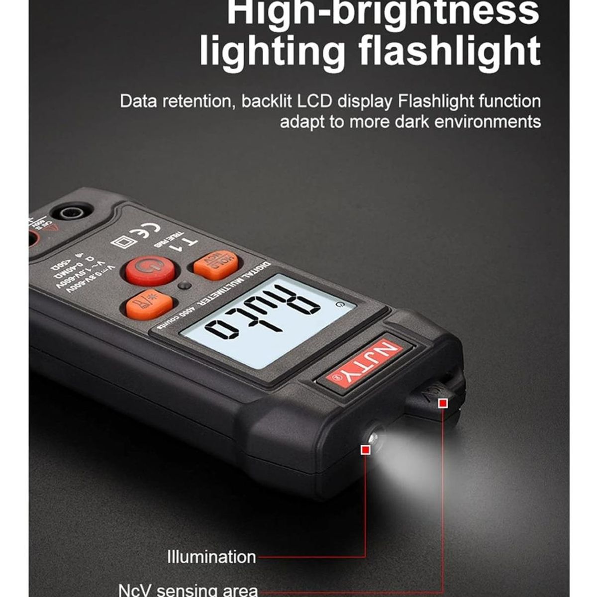 GENERICO - Multímetro Digital Inteligente para Voltaje y Amperaje