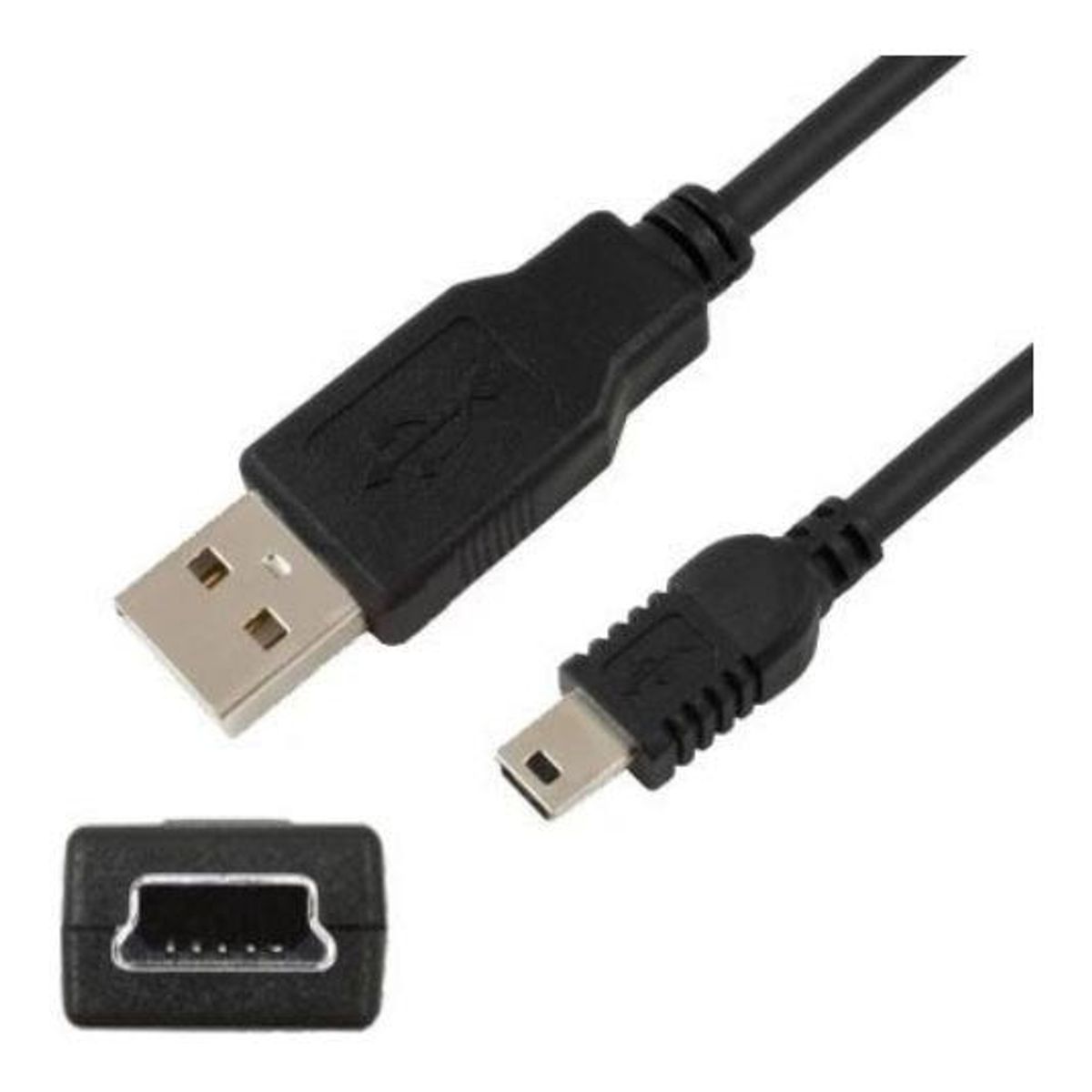 GENERICO - Cable Mini USB V3 de 15 Metros para Carga y Conexión