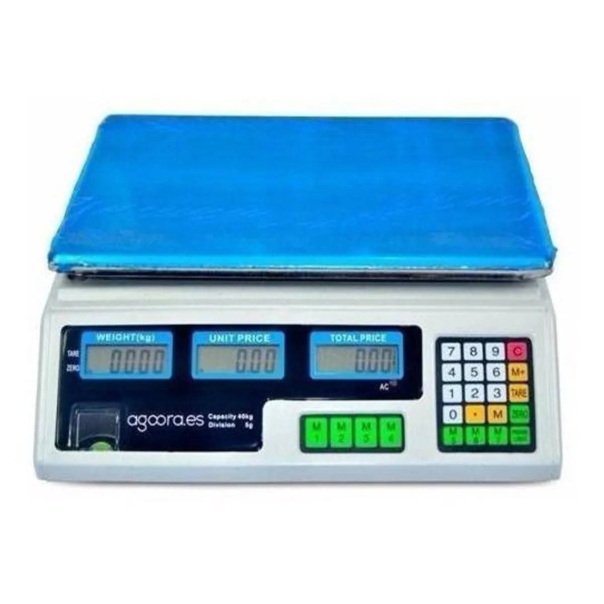 GENERICO - Balanza Digital Comercial con Doble Visor y Memorias.