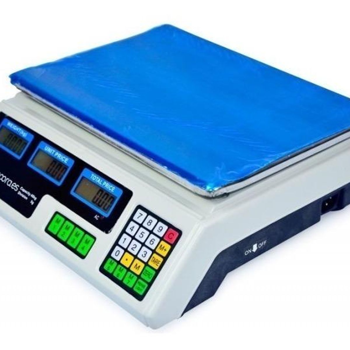 GENERICO - Balanza Digital Comercial con Doble Visor y Memorias.