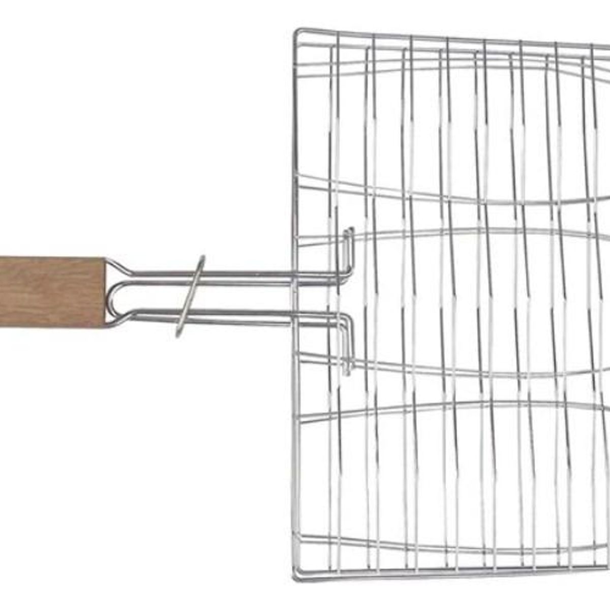 GENERICO - Rejilla Doble para Parrilla Ideal para Pescados y Carnes