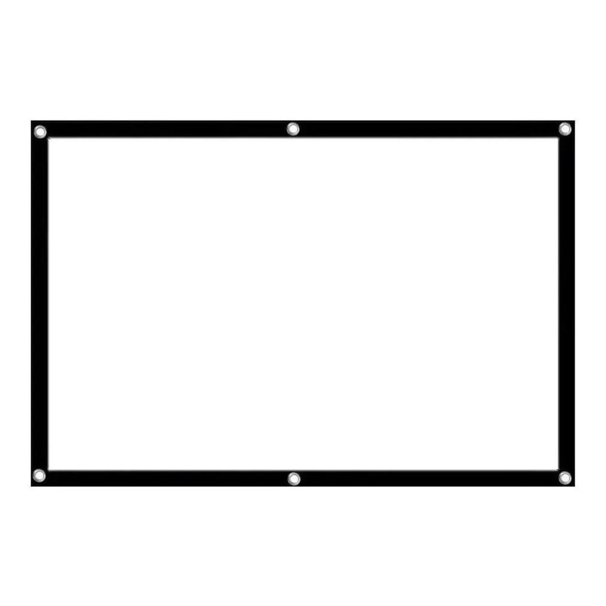 GENERICO - Pantalla de Proyección HD Portátil 100" con Tela Mate