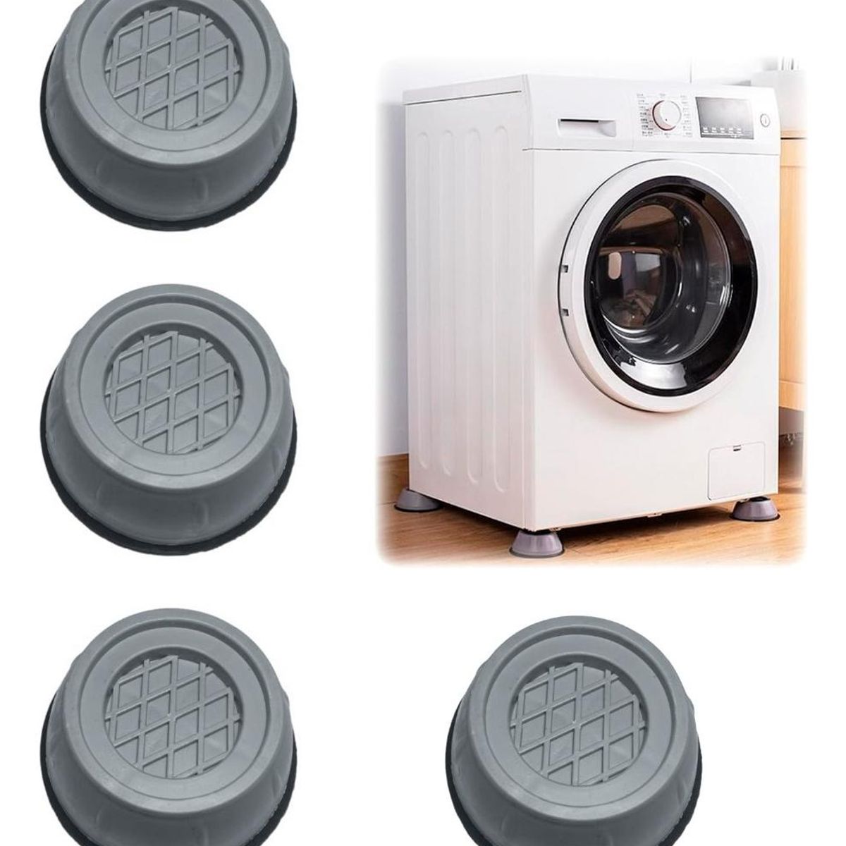 GENERICO - Almohadillas Antivibración para Lavadoras y Electrodomésticos