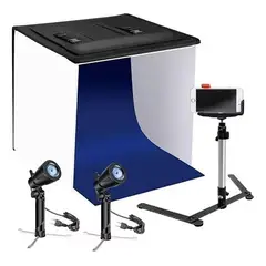 GENERICO - Set Fotográfico Portátil con Caja de Luz y Accesorios