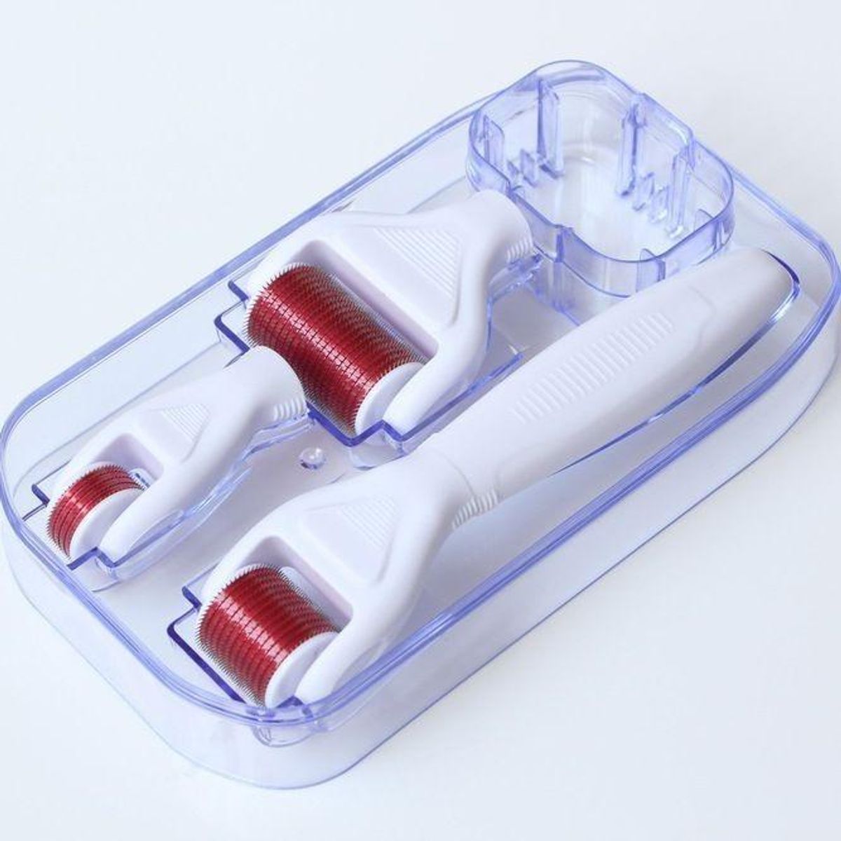 GENERICO - Rodillo Facial 4 en 1 con Micro Agujas para Estimulación