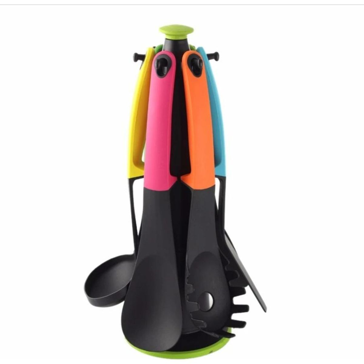 GENERICO - Set de 6 Utensilios de Cocina de Nylon Ergonómicos