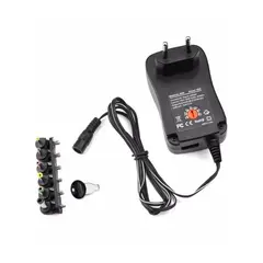 GENERICO - Adaptador de Corriente Universal Regulable 12W DC 3V a 12V