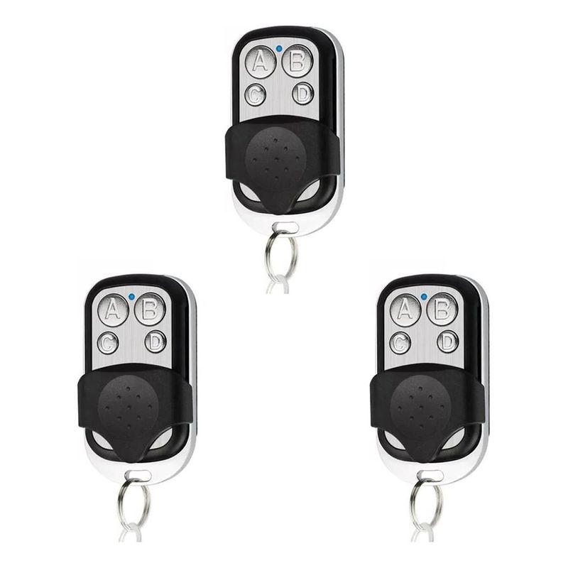 GENERICO - Pack de 3 Control Remoto Universal para Puertas de Garaje