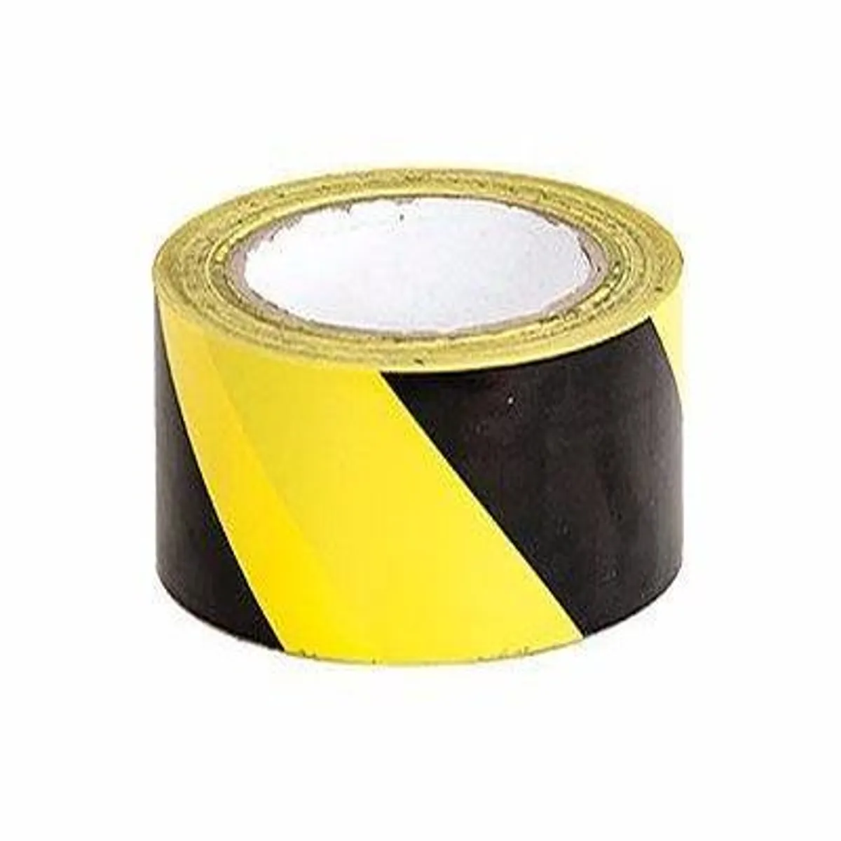 GENERICO - Cinta Demarcadora de Seguridad Amarilla y Negra 48mm x 18m