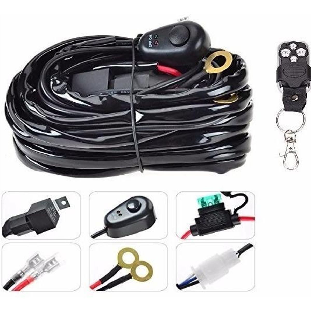 GENERICO - Kit de Cableado Universal para Control de Luces LED
