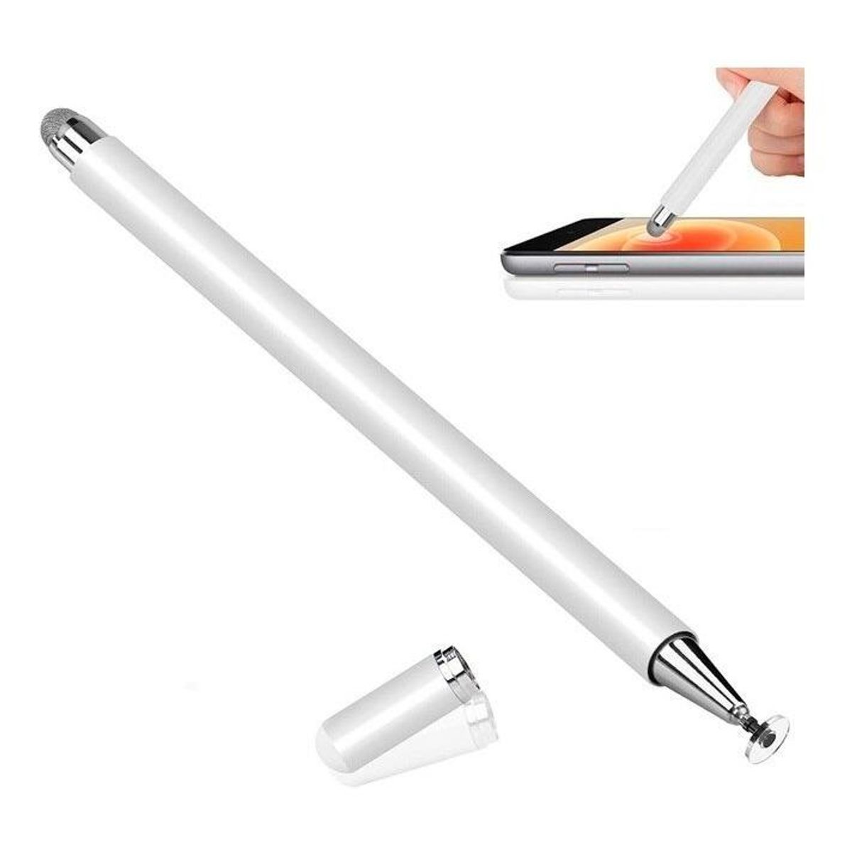 GENERICO - Lápiz Táctil Doble Punta para Tablets y Smartphones