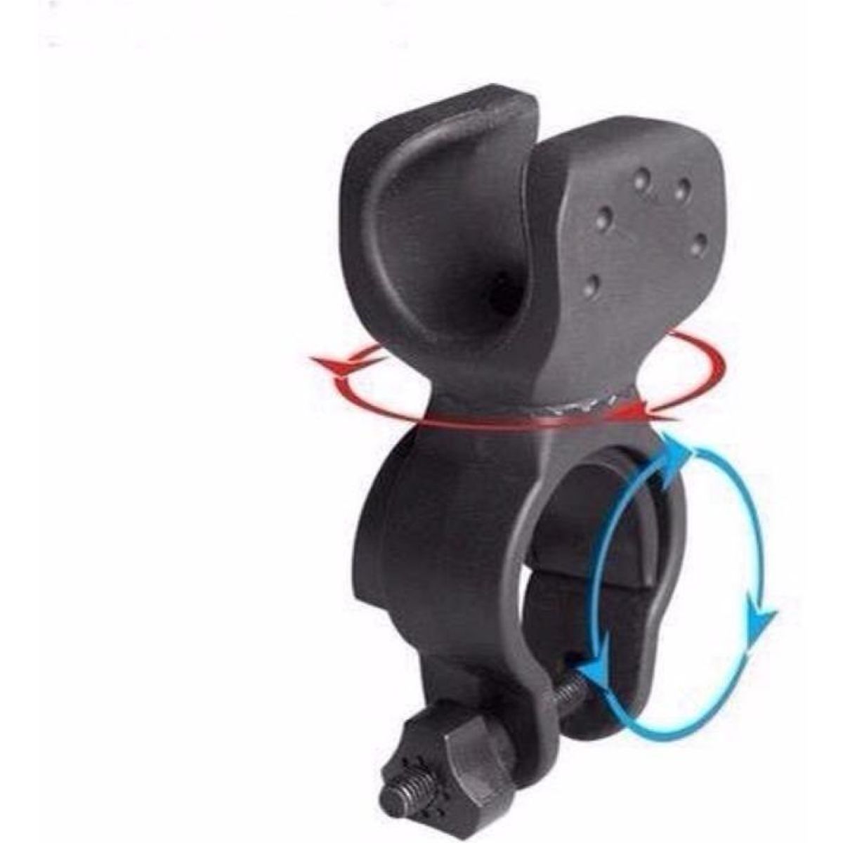 GENERICO - Soporte para Bicicleta con Montura de Linterna LED 360°