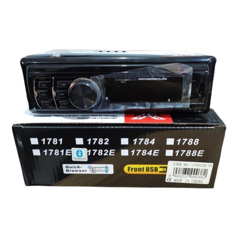 GENERICO - Radio MP3 con Bluetooth USB SD y Receptor FM