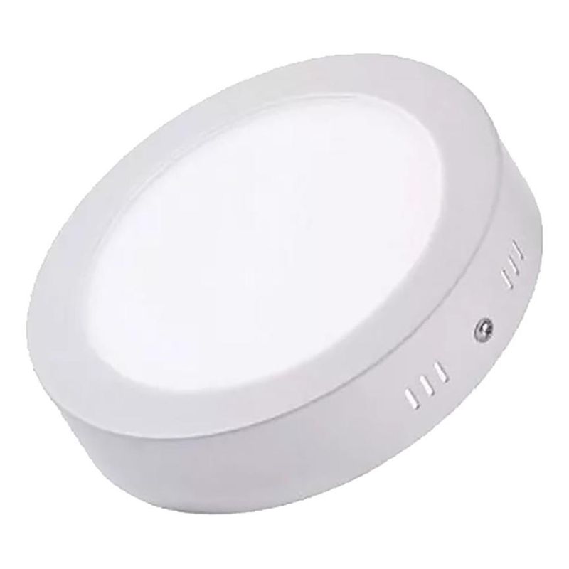 GENERICO - Pack de 4 Focos Panel LED Redondos de 24W sobrepuesto