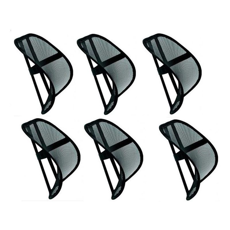 GENERICO - Pack de 6 Respaldo Lumbar Ergonómico para Mejora Postural
