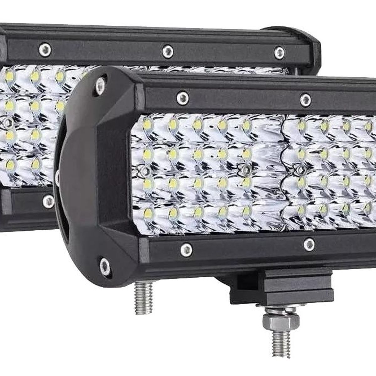 GENERICO - Pack de 2 Focos LED Rectos 120W para Vehículos