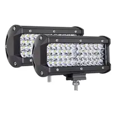 GENERICO - Pack de 2 Focos LED Rectos 120W para Vehículos