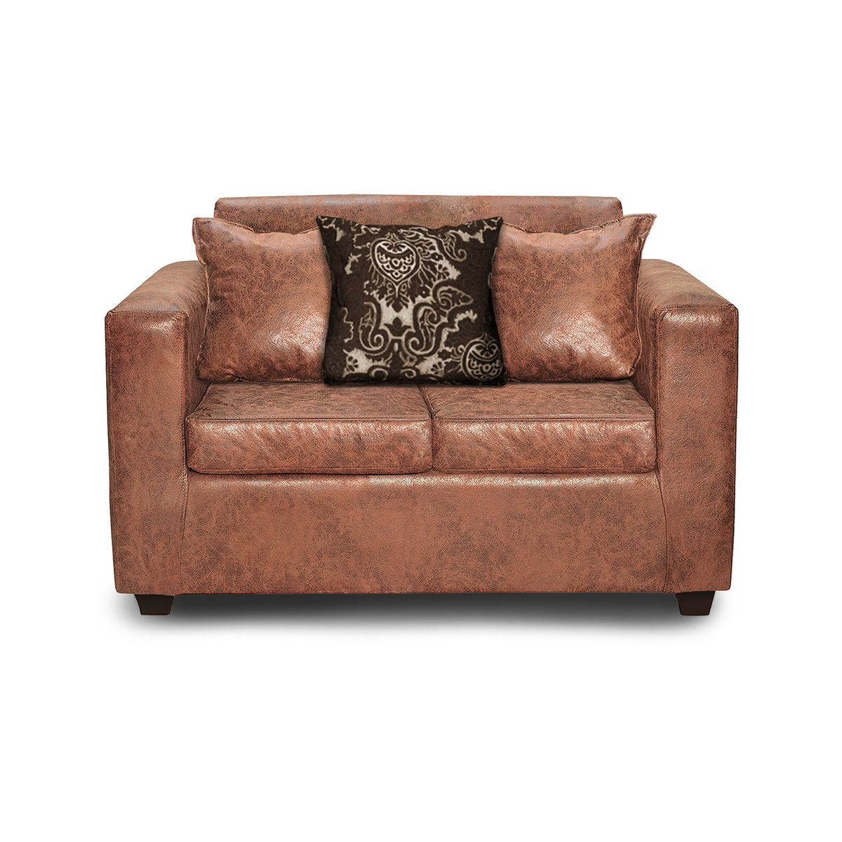 ADONIS LEUDH - Sofá 2 Personas Ezeiza Envejecido Terracota