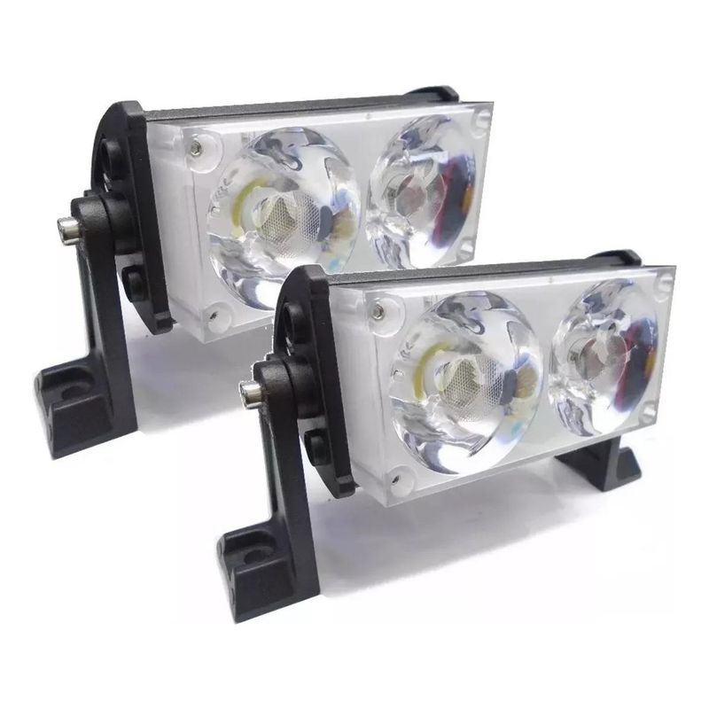 GENERICO - Pack de 2 Focos Neblineros LED 60W 4000 Lúmenes para Auto