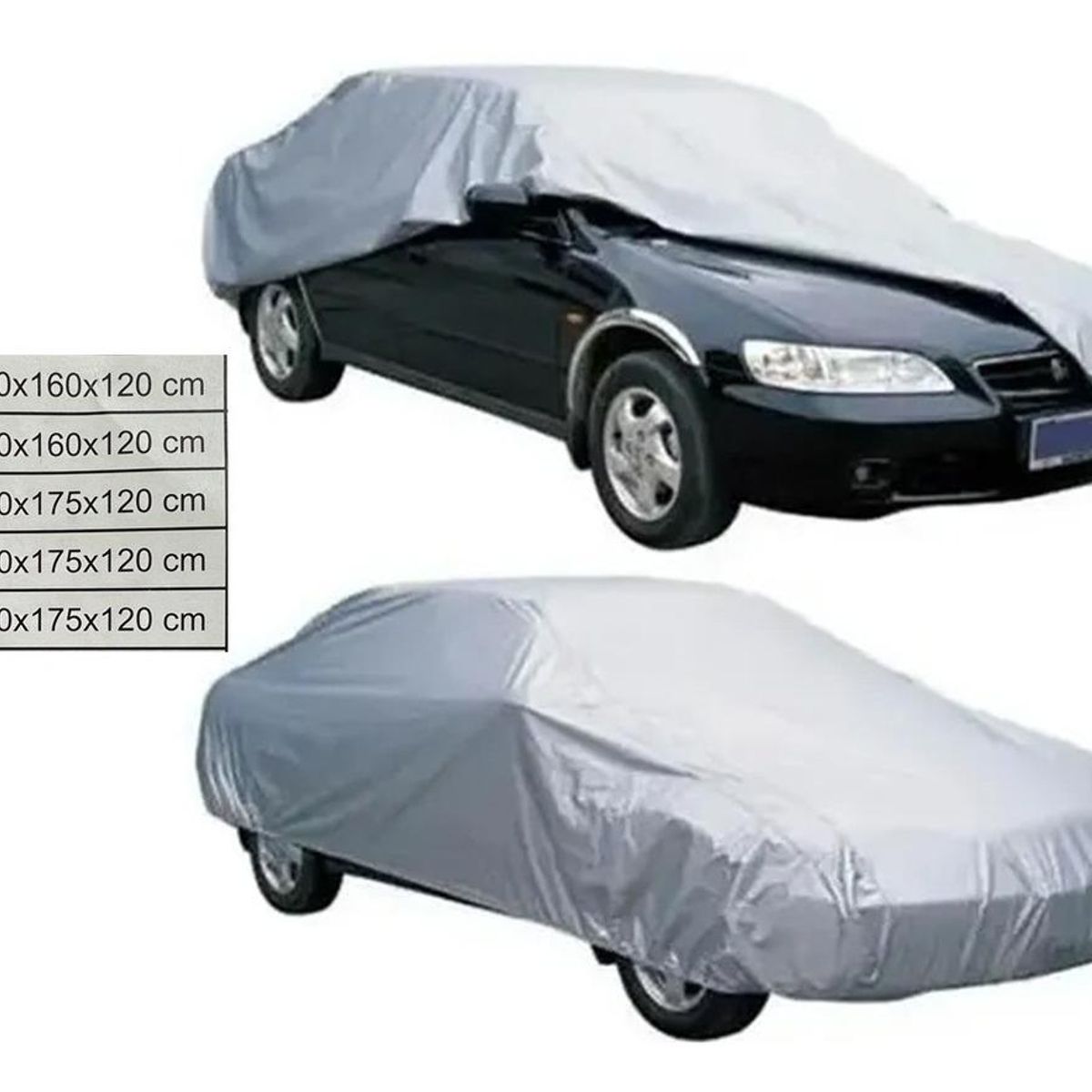 GENERICO - Pack X2 Cobertor Impermeable para Auto - Talla XL