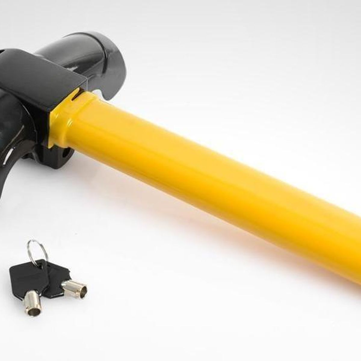 GENERICO - Traba Volante Antirrobo de Acero con Llave de Seguridad