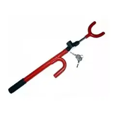 GENERICO - Traba Volante Antirrobo Auto - Pack de 3 con Llaves