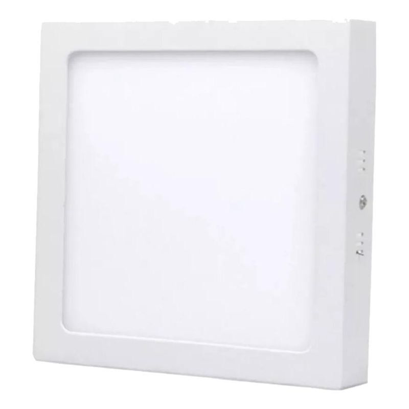 GENERICO - Foco Plafón LED Cuadrado 18W Luz Fría Eficiencia Energética
