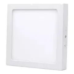 GENERICO - Foco Plafón LED Cuadrado 18W Luz Fría Eficiencia Energética