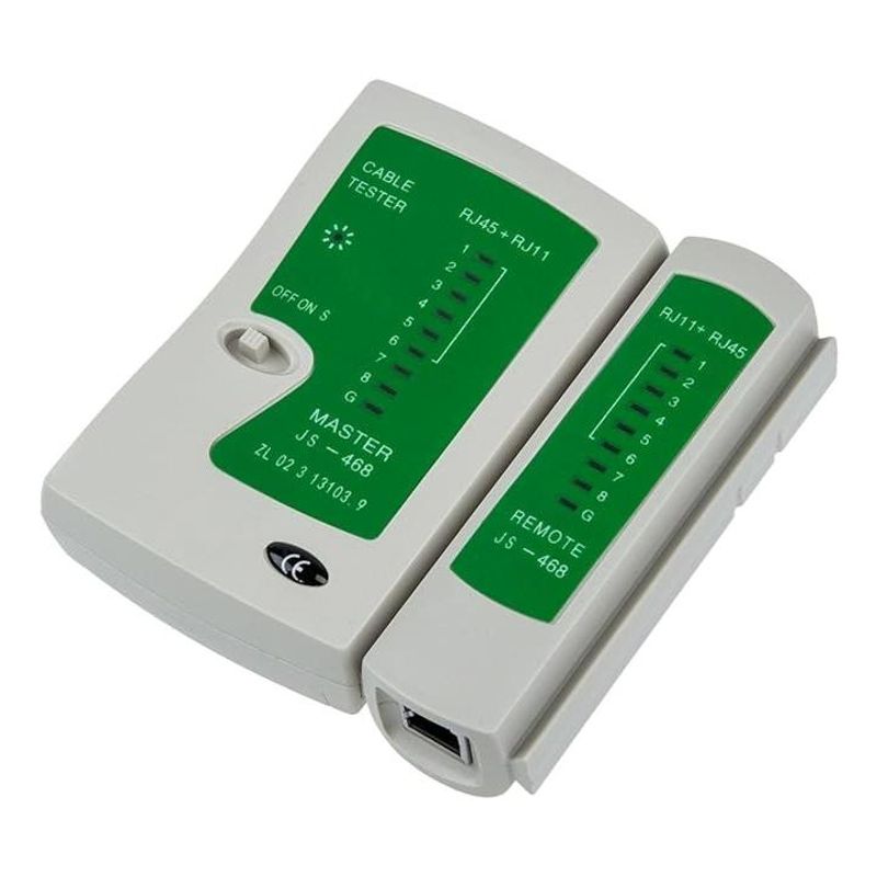 GENERICO - Probador de Cables RJ45 y RJ11 para Redes LAN