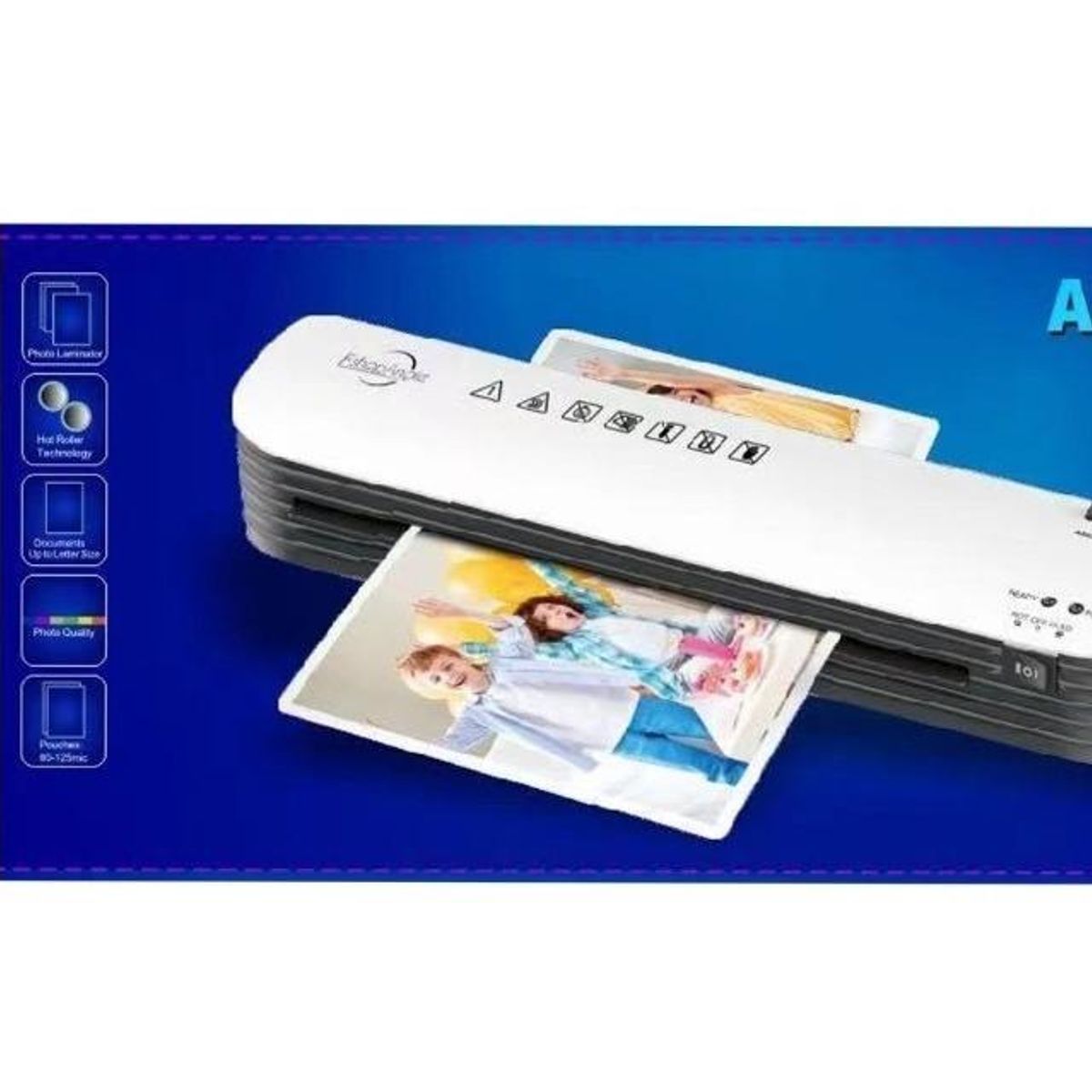 GENERICO - Laminadora A3 Caliente y Fría con Rodillos Duales 330mm