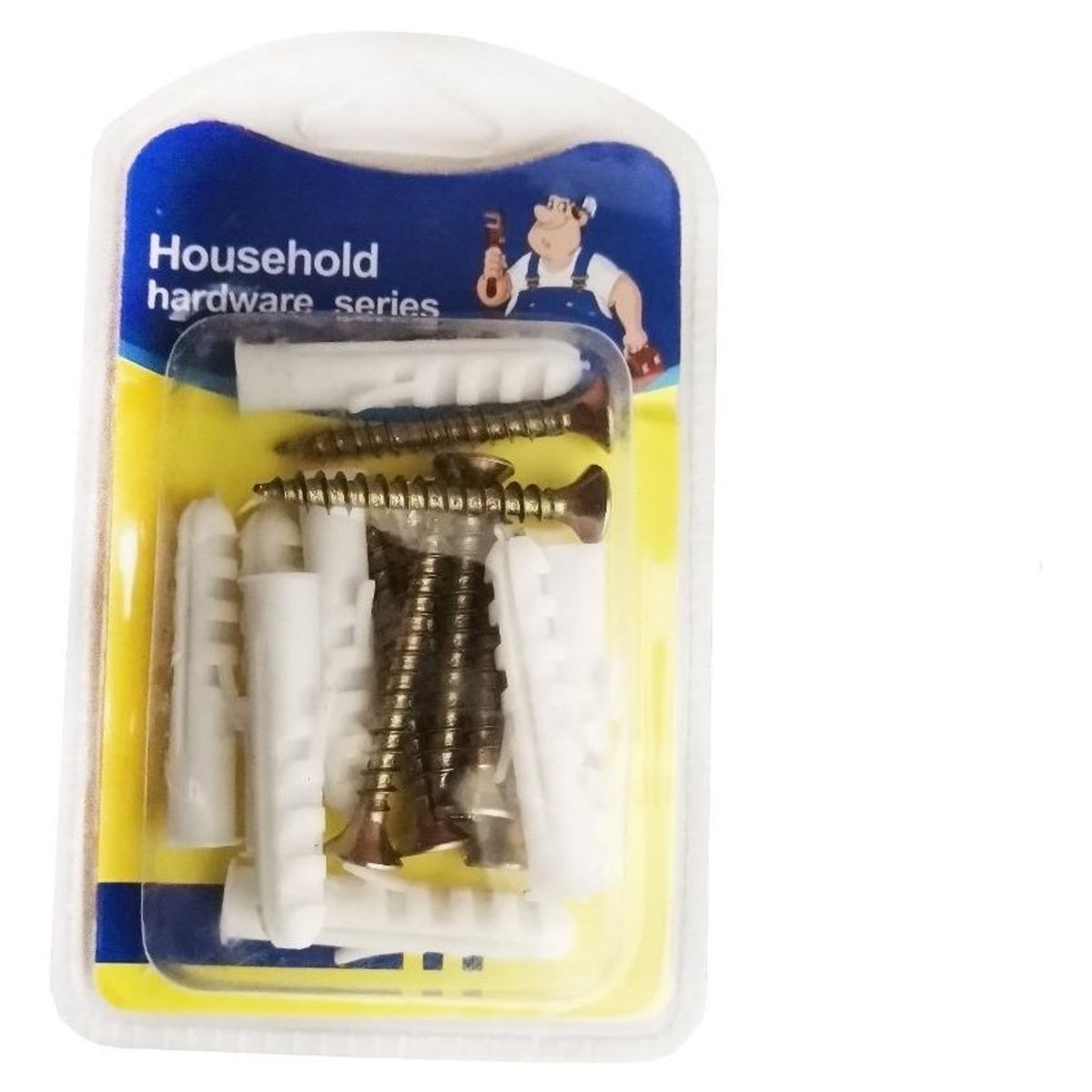 GENERICO - Tornillos Zincados para Volcanita con Tarugos 1x14"