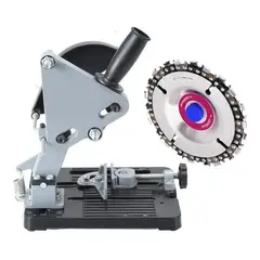 GENERICO - Soporte para Esmeril Angular y Disco Sierra para Cortes Precisos