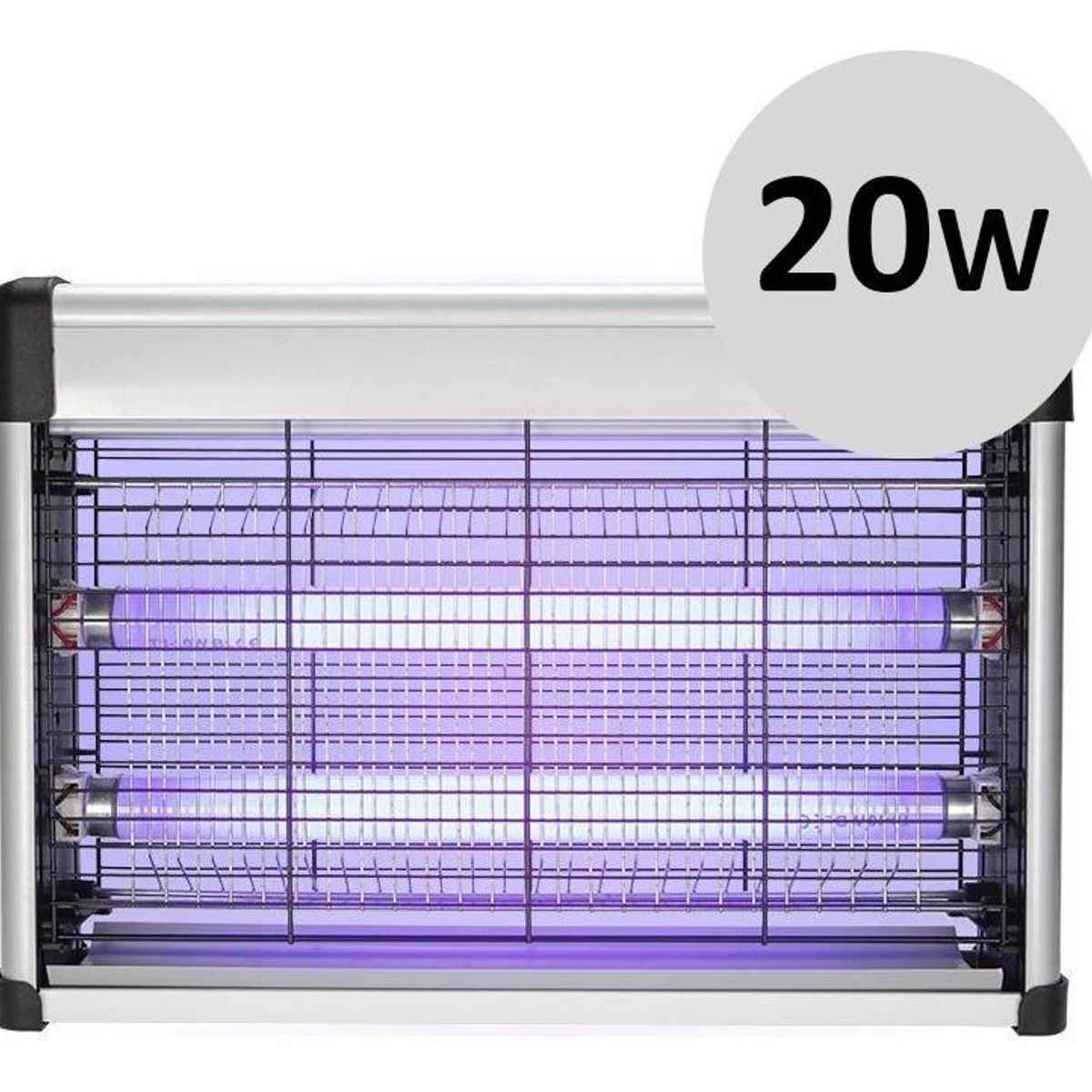 GENERICO - Lámpara UV Eléctrica para Control de Insectos 20W