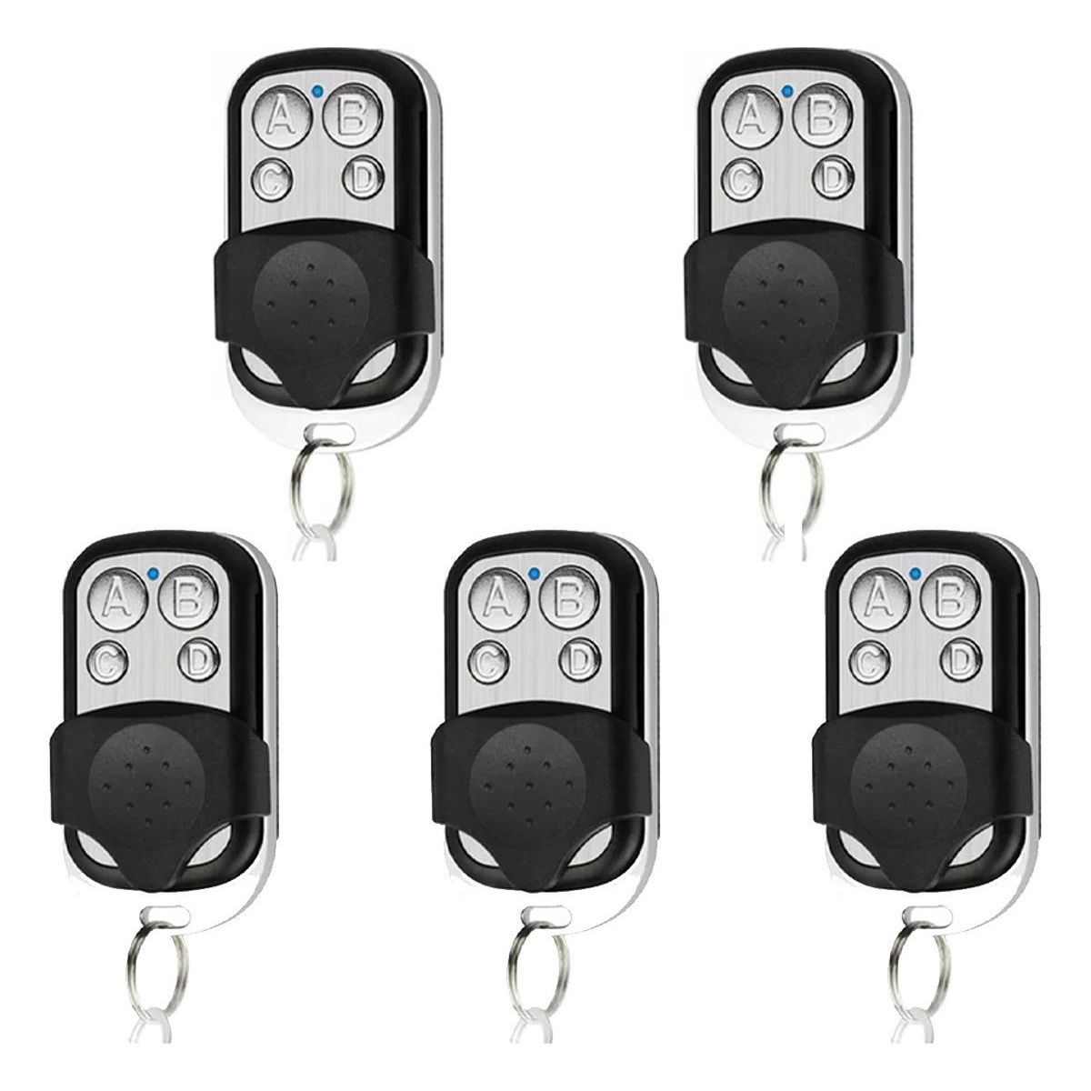 GENERICO - Pack de 5 Controles Remotos Universales para Portones Eléctricos