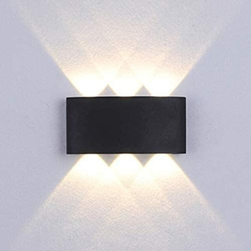 GENERICO - Foco LED de Pared 6 Leds Luz FríaCálida Impermeable
