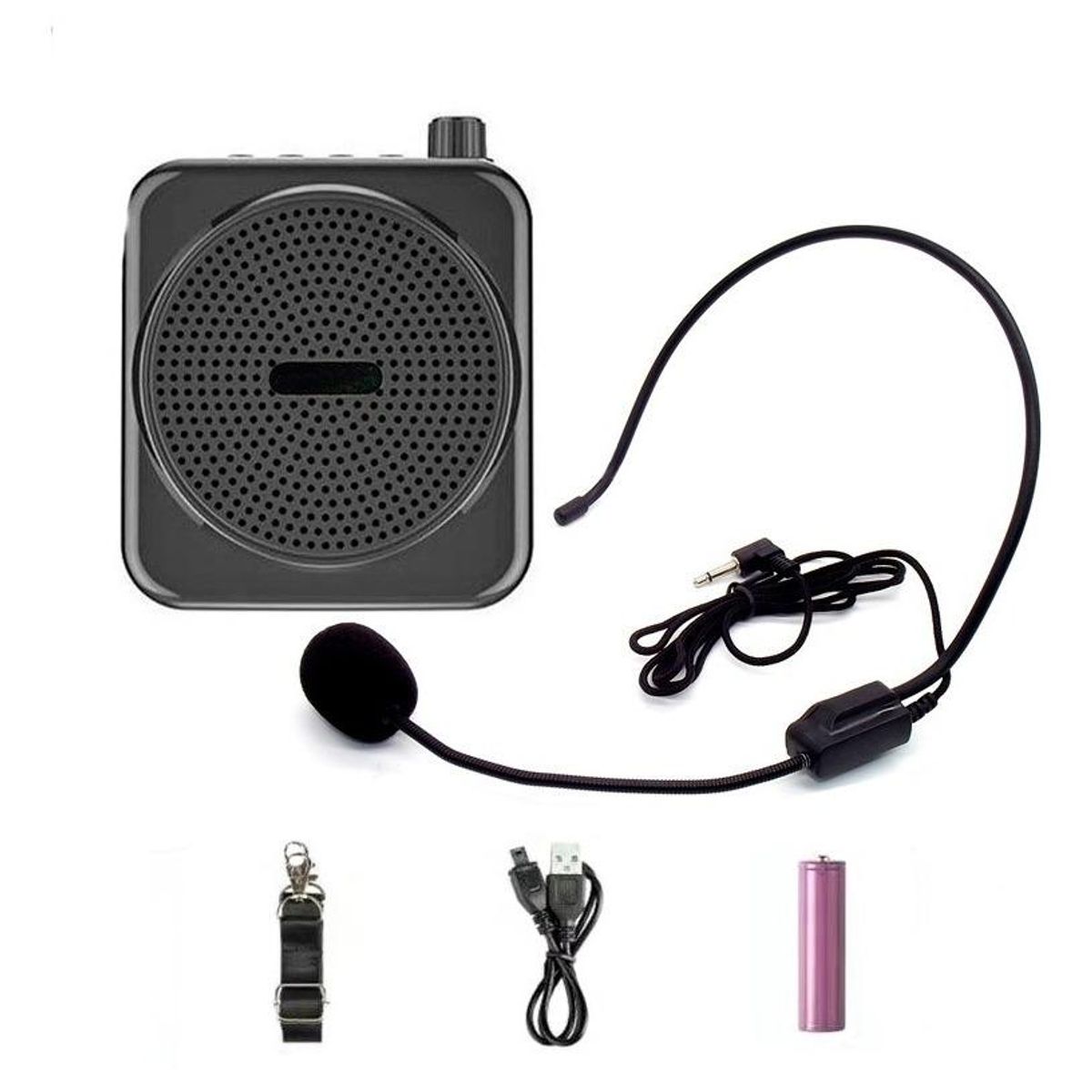 GENERICO - Amplificador de Voz con Micrófono Cintillo para Conferencias