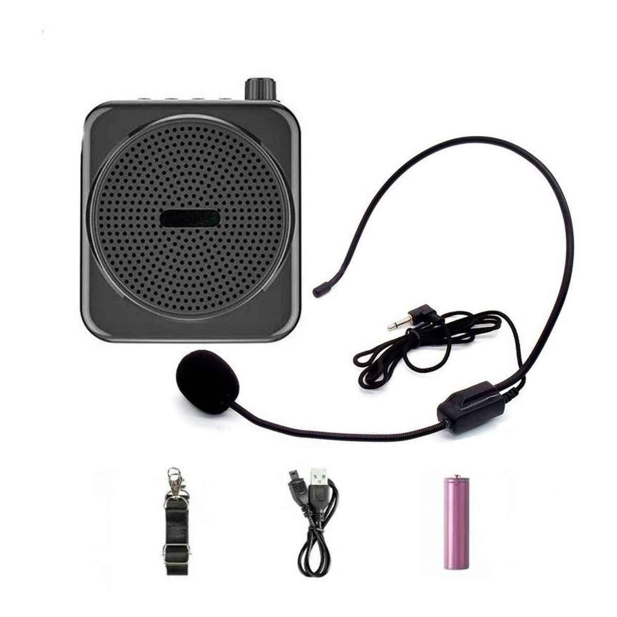 GENERICO - Amplificador de Voz con Micrófono Cintillo para Conferencias