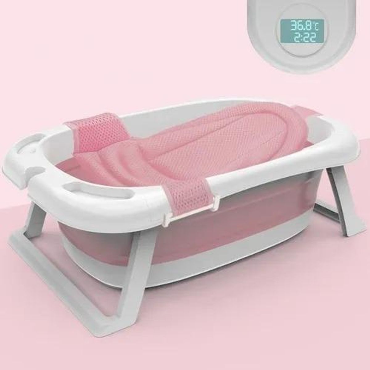 GENERICO - Bañera Plegable para Bebés con Diseño Antideslizante
