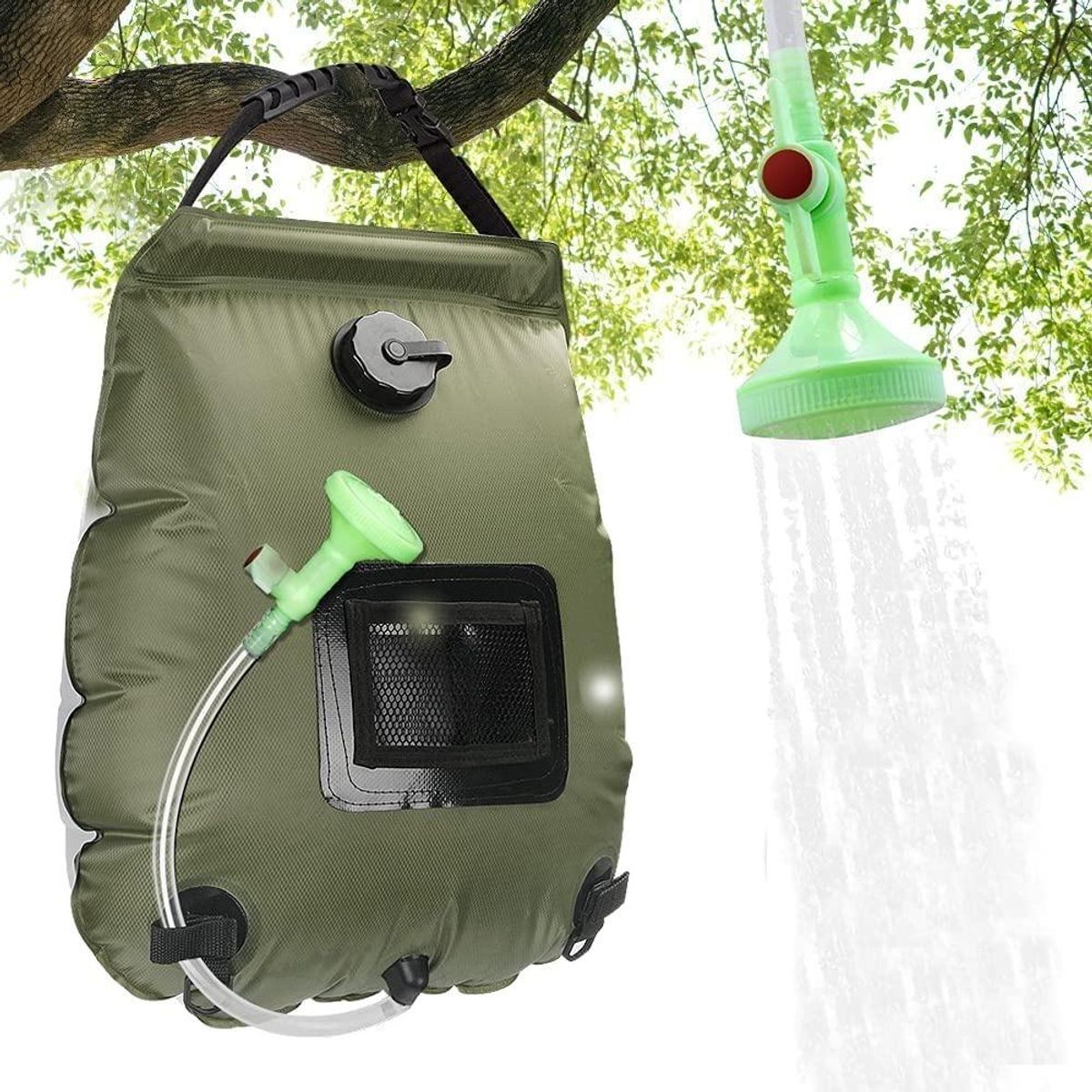 GENERICO - Bolsa Ducha Solar Portátil 20L para Camping