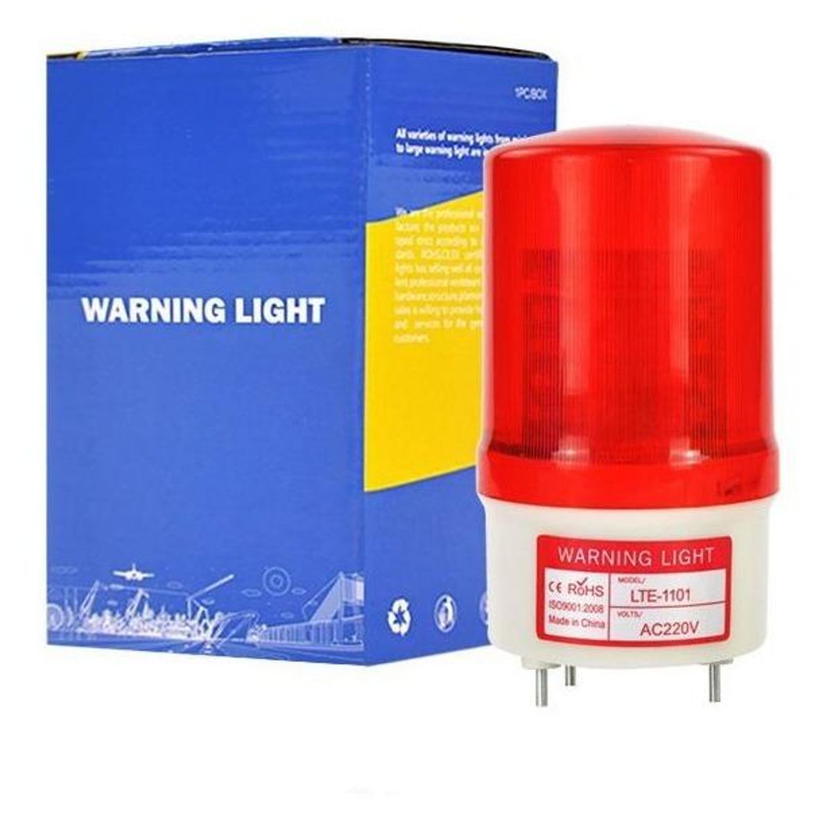 GENERICO - Lámpara LED Baliza Giratoria de Alerta para Emergencias