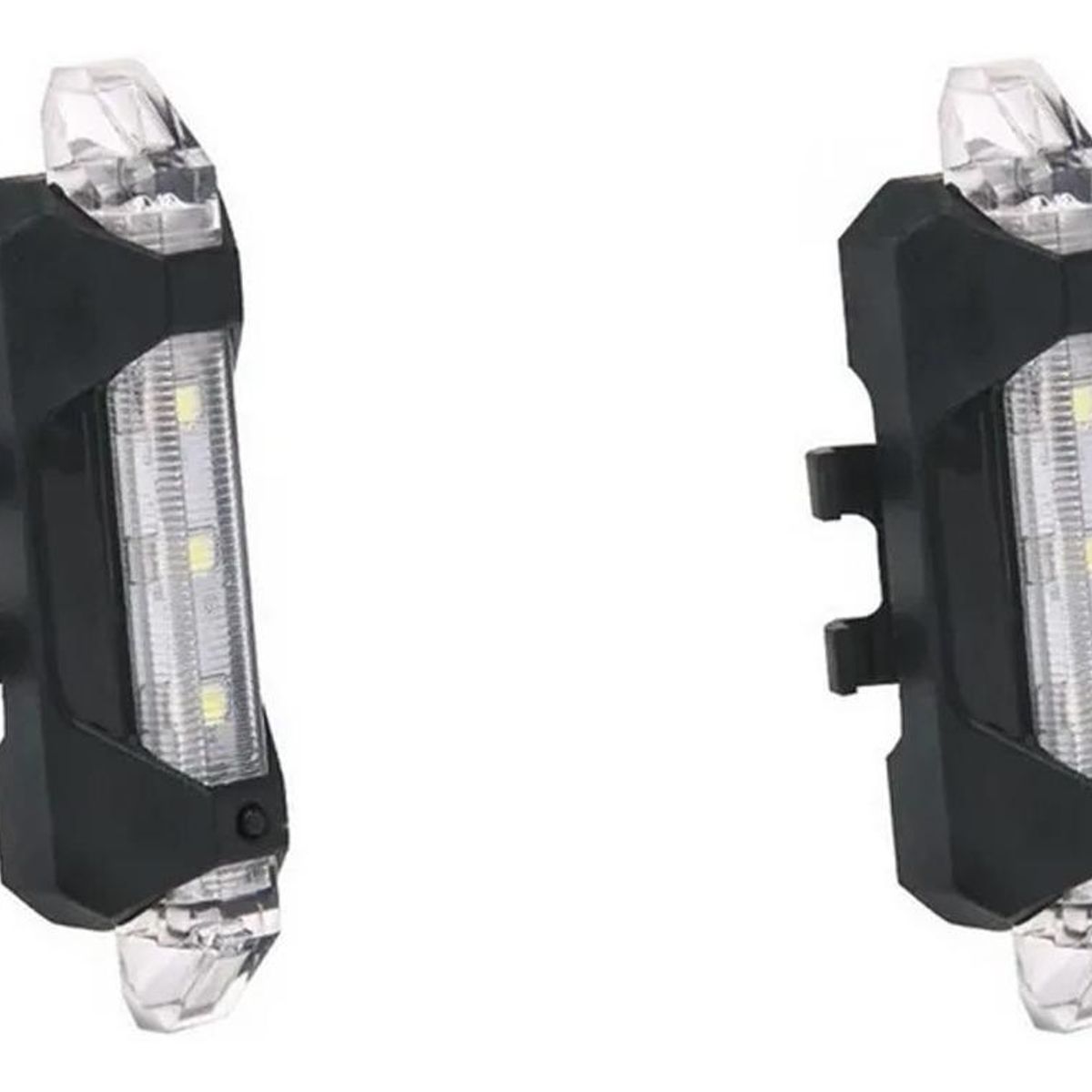 GENERICO - Pack 10 Luces LED Recargables para Bicicleta - Impermeables